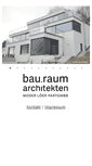 Mobile Screenshot of bauraumarchitekten.de